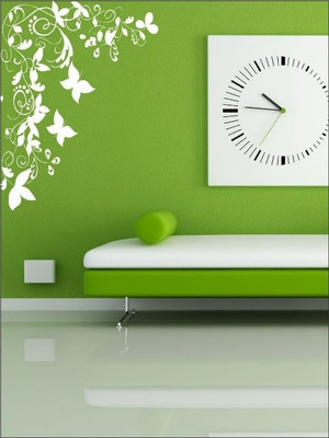 80% OFF on Wall1ders Butterfly Floral Corner PVC Vinyl Sticker Sticker Pack of 1