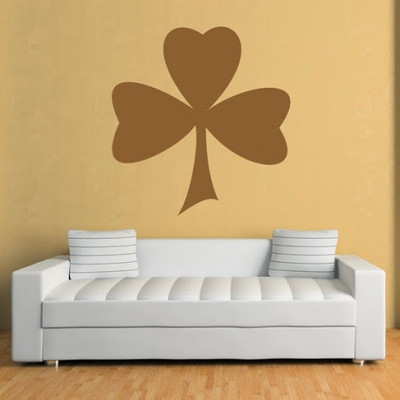 50% OFF on DeStudio Clover Leaf Decorative Size Giant WALL STICKER Sticker