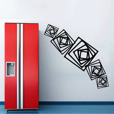 87% OFF on DeStudio DeStudio Square Illusion Wall Stickers Size TINY WALL STICKER Sticker