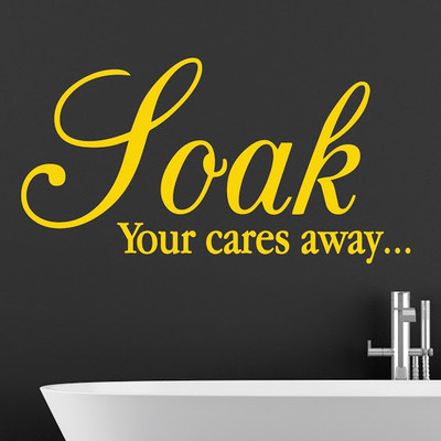 50% OFF on DeStudio Soak Interior Two Color Yellow Size 135 X 60 Cms Wall Sticker