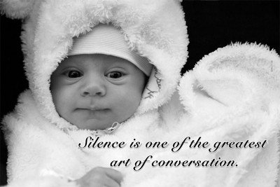 16% OFF on Awesome Quote On Silence Poster Paper Print