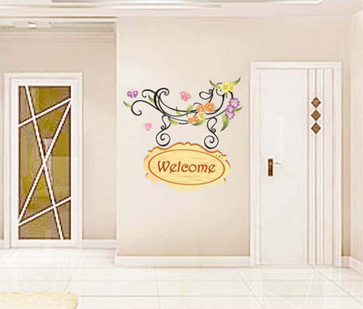 33% OFF on Pindia Welcome Door Wall Sticker