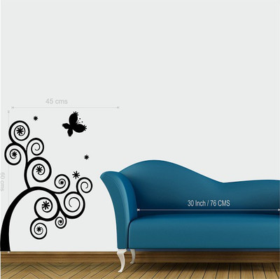 75% OFF on DeStudio Curly Swirls Size Tiny Wall Sticker