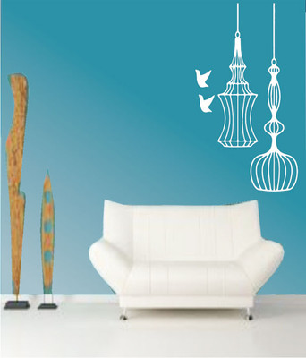 50% OFF on Ritzy Birds Out Of Cage Iib Wall Decal Sticker