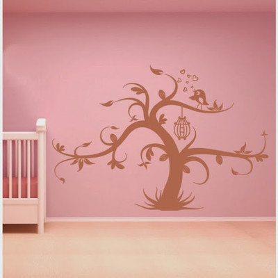 68% OFF on DeStudio Tree Bird Cage Animals One Size Small Wall Sticker 68% OFF on DeStudio Tree Bird Cage Animals One Size Small Wall Sticker