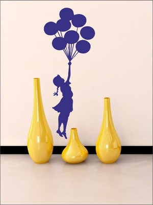 80% OFF on Wall1ders Girl With Baloon PVC Vinyl Sticker Sticker Pack of 1 80% OFF on Wall1ders Girl With Baloon PVC Vinyl Sticker Sticker Pack of 1