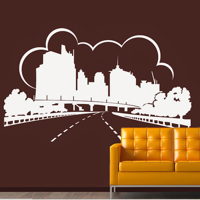 50% OFF on DeStudio DeStudio Urban City One Wall Stickers Size JUMBO WALL STICKER Sticker
