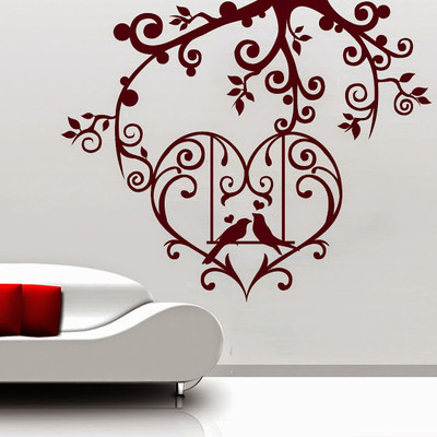 75% OFF on DeStudio Birds In Love Two Size Tiny Wall Sticker