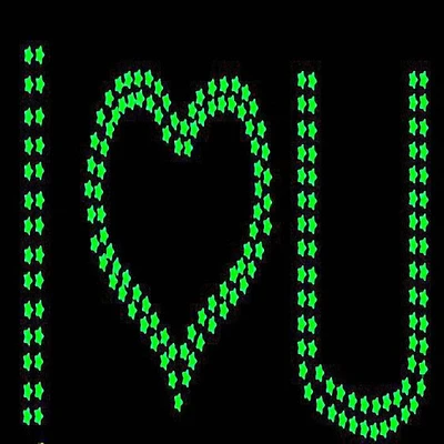 50% OFF on DeStudio Noctilucent Stars Home Glow In Dark Wall Sticker