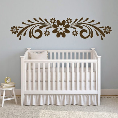 50% OFF on DeStudio Daisy Floral Flowers Size Mega Wall Sticker