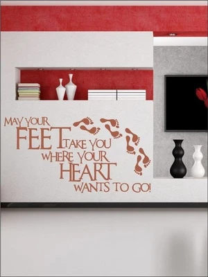 80% OFF on Wall1ders Your Feet PVC Vinyl Sticker Sticker Pack of 1