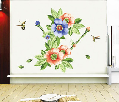 33% OFF on Pindia Flower Cart Design Wall Sticker 33% OFF on Pindia Flower Cart Design Wall Sticker