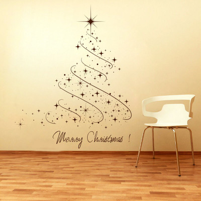 61% OFF on D��cor Kafe Decal Style Christmas Tree Sparkles Tree Wall Art Small Size- 13*16 Inch Wall Sticker Sticker Pack of 1 61% OFF on D��cor Kafe Decal Style Christmas Tree Sparkles Tree Wall Art Small Size- 13*16 Inch Wall Sticker Sticker Pack of 1