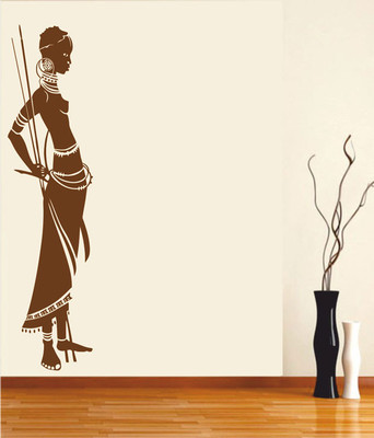 48% OFF on Ritzy African Tribe Living Room Wall Decal Sticker