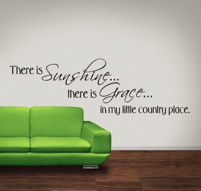 50% OFF on DeStudio DeStudio There Is Sunshine There is Grace Wall Stickers Size MEGA WALL STICKER Sticker