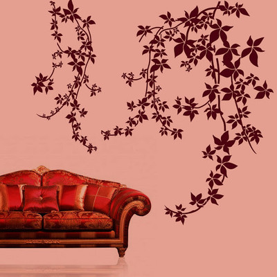 50% OFF on DeStudio DeStudio Vine Flowers Two Wall Stickers Size JUMBO WALL STICKER Sticker