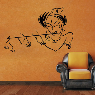 50% OFF on DeStudio DeStudio Krishna One Wall Stickers Size GIANT WALL STICKER Sticker
