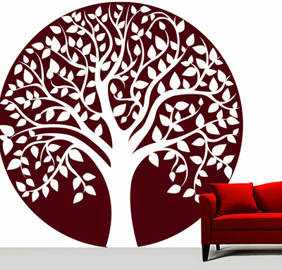 87% OFF on DeStudio DeStudio Speaking Tree Two Wall Stickers Size TINY WALL STICKER Sticker