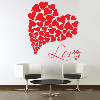 83% OFF on Decor Kafe Decal Style Love Art Medium Size-28*31 Inch Wall Sticker Sticker Pack of 1 83% OFF on Decor Kafe Decal Style Love Art Medium Size-28*31 Inch Wall Sticker Sticker Pack of 1