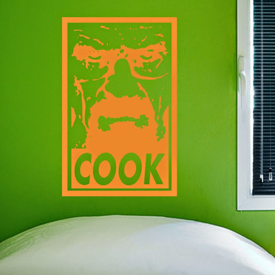 50% OFF on DeStudio Cook Heisenberg Tv Fun Home Color Yellow Size 150 X 60 Cms Wall Sticker
