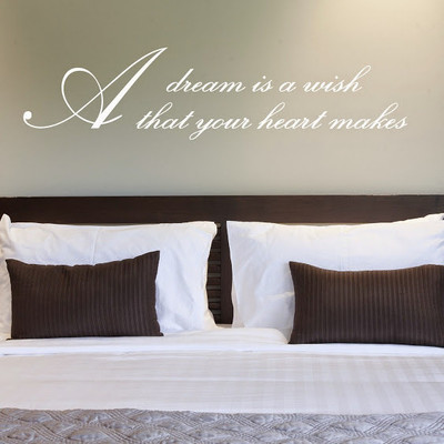 50% OFF on DeStudio Dream Quote Wish Inspiration Decal Vinyl Wall Sticker Sticker