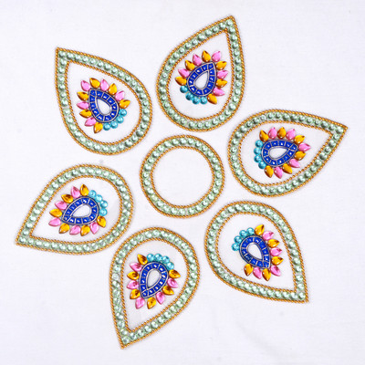 58% OFF on Amba Handicraft Blue Phool Rangoli Acrylic Sheet Sticker 58% OFF on Amba Handicraft Blue Phool Rangoli Acrylic Sheet Sticker