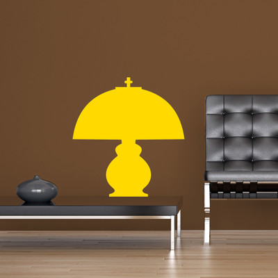 Chipakk Lamp 3 - Yellow Wall Decal Medium Pigmented Polyvinyl Films Imported Sticker