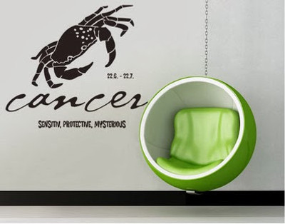 87% OFF on DeStudio Zodiac Sign Cancer Size Tiny Wall Sticker