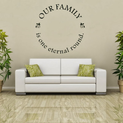 50% OFF on DeStudio DeStudio Our Family One Wall Stickers Size GIANT WALL STICKER Sticker