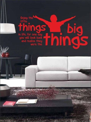87% OFF on Wall1ders Big Things PVC Vinyl Sticker Pack of 1