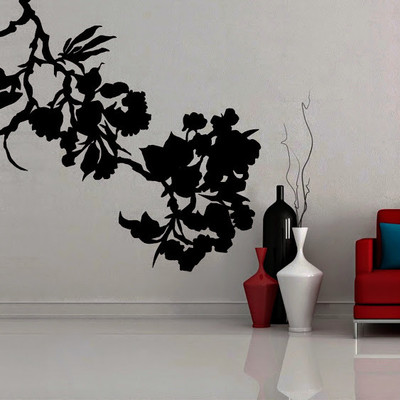 50% OFF on DeStudio DeStudio Flower Silhouette Wall Stickers Size LARGE WALL STICKER Sticker 50% OFF on DeStudio DeStudio Flower Silhouette Wall Stickers Size LARGE WALL STICKER Sticker