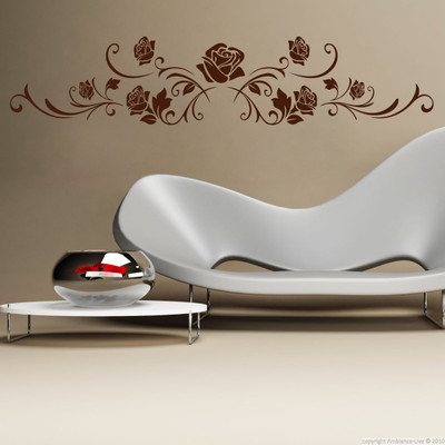 63% OFF on D��cor Kafe Decal Style Rose Floral Wall Art Small Size-33*06 Inch Wall Sticker Sticker Pack of 1 63% OFF on D��cor Kafe Decal Style Rose Floral Wall Art Small Size-33*06 Inch Wall Sticker Sticker Pack of 1