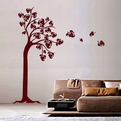 66% OFF on DeStudio DeStudio Autumn Tree Two Wall Stickers Size SMALL WALL STICKER Sticker