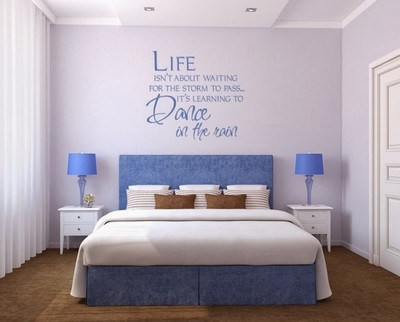 50% OFF on DeStudio DeStudio Life Isn't About Waiting For The Storm One Wall Stickers Size MEGA WALL STICKER Sticker
