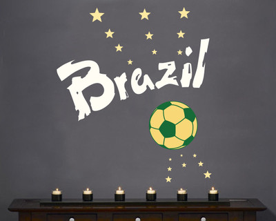 65% OFF on Decor Kafe Decal Style Brazil Soccer Art Large Size- 29*32 Inch Wall Sticker Pack of 1 65% OFF on Decor Kafe Decal Style Brazil Soccer Art Large Size- 29*32 Inch Wall Sticker Pack of 1