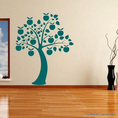 50% OFF on DeStudio DeStudio Apple Tree Trees Nature Wall Stickers Size SUPER WALL STICKER Sticker