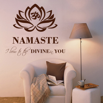 84% OFF on D��cor Kafe Decal Style Namaste Wall Art Medium Size-28*25 Inch Wall Sticker Sticker Pack of 1 84% OFF on D��cor Kafe Decal Style Namaste Wall Art Medium Size-28*25 Inch Wall Sticker Sticker Pack of 1
