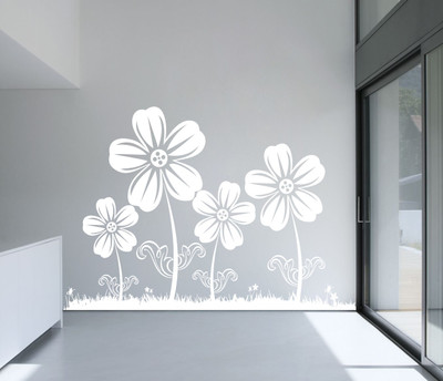 86% OFF on Decor Kafe Decal Style Flowers Large Size-46*30 Inch Vinyl Film Sticker Pack of 1 86% OFF on Decor Kafe Decal Style Flowers Large Size-46*30 Inch Vinyl Film Sticker Pack of 1