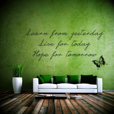 50% OFF on DeStudio DeStudio Learn From Yesterday One Wall Stickers Size GIANT WALL STICKER Sticker