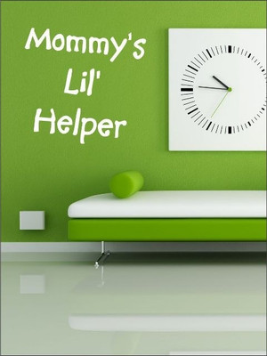 77% OFF on Wall1ders Mommy'S Helper PVC Vinyl Sticker Sticker Pack of 1