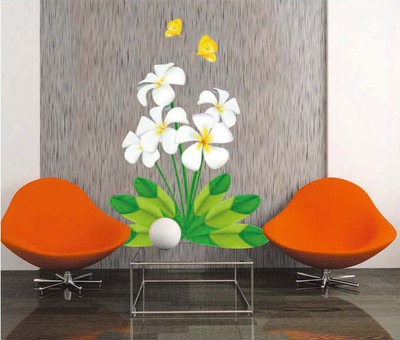 33% OFF on Pindia Beautiful White Flowers Wall Sticker 33% OFF on Pindia Beautiful White Flowers Wall Sticker