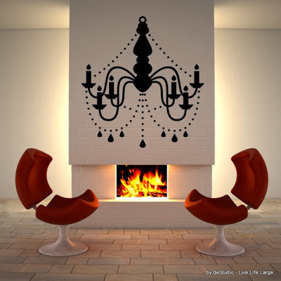 80% OFF on DeStudio DeStudio Chandalier Print Wall Stickers Size SUPER WALL STICKER Sticker