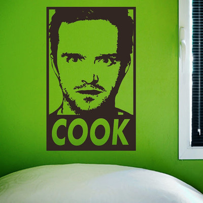 50% OFF on DeStudio Jesse Cook Tv Heisenberg Color Black Size 150 X 60 Cms Wall Sticker