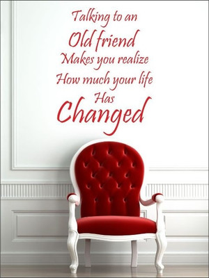 80% OFF on Wall1ders Old Friend PVC Vinyl Sticker Sticker Pack of 1