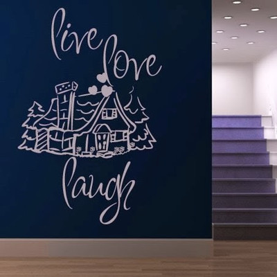 58% OFF on DeStudio Live Love Laugh Quote Size Tiny Wall Sticker