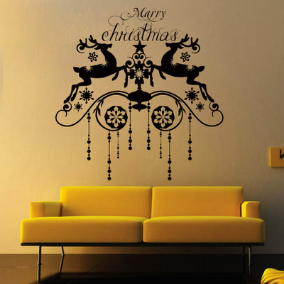 30% OFF on Creative Width Decor Christmas Reindeers Vinyl Sticker Sticker Pack of 1