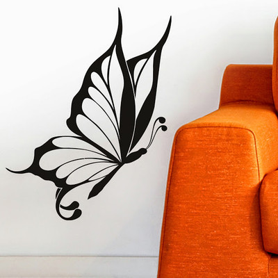 DeStudio Butterfly Silhouette Wall Sticker Sticker DeStudio Butterfly Silhouette Wall Sticker Sticker