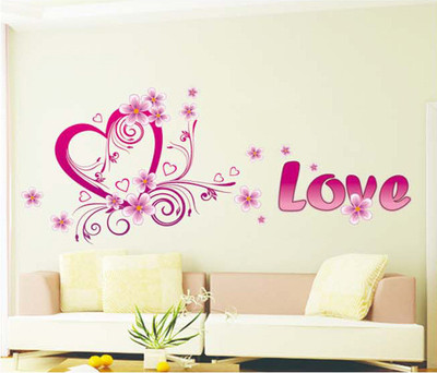 33% OFF on Pindia Flower Heart Wall Sticker 33% OFF on Pindia Flower Heart Wall Sticker