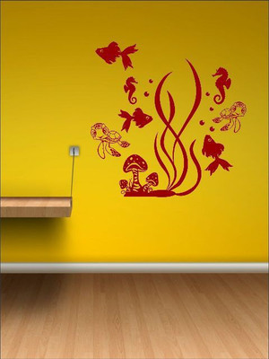 82% OFF on Wall1ders Fish Aquarium Sticker Sticker Pack of 1 82% OFF on Wall1ders Fish Aquarium Sticker Sticker Pack of 1