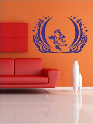 80% OFF on Wall1ders Love Angel PVC Vinyl Sticker Sticker Pack of 1